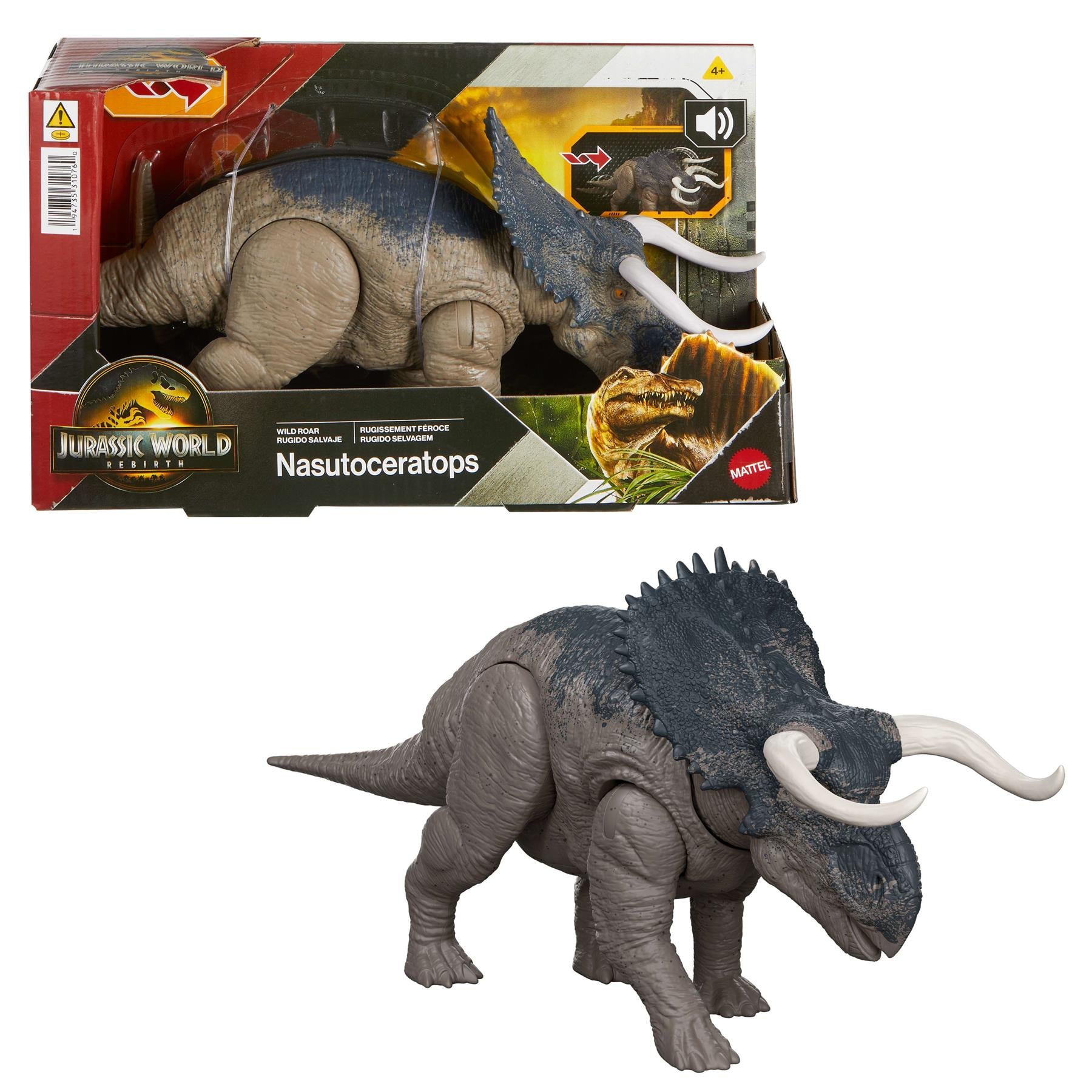 Jurassic World Rebirth Wild Roar Dinosaur Figure with Sounds Assortment