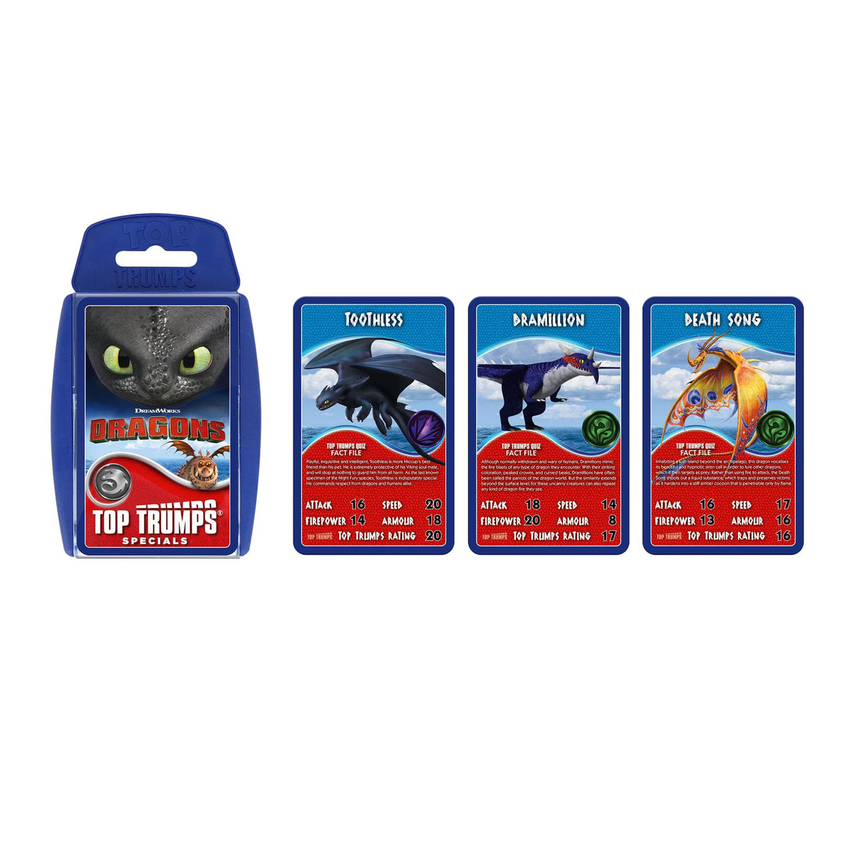Top Trumps How to Train Your Dragon Card Game