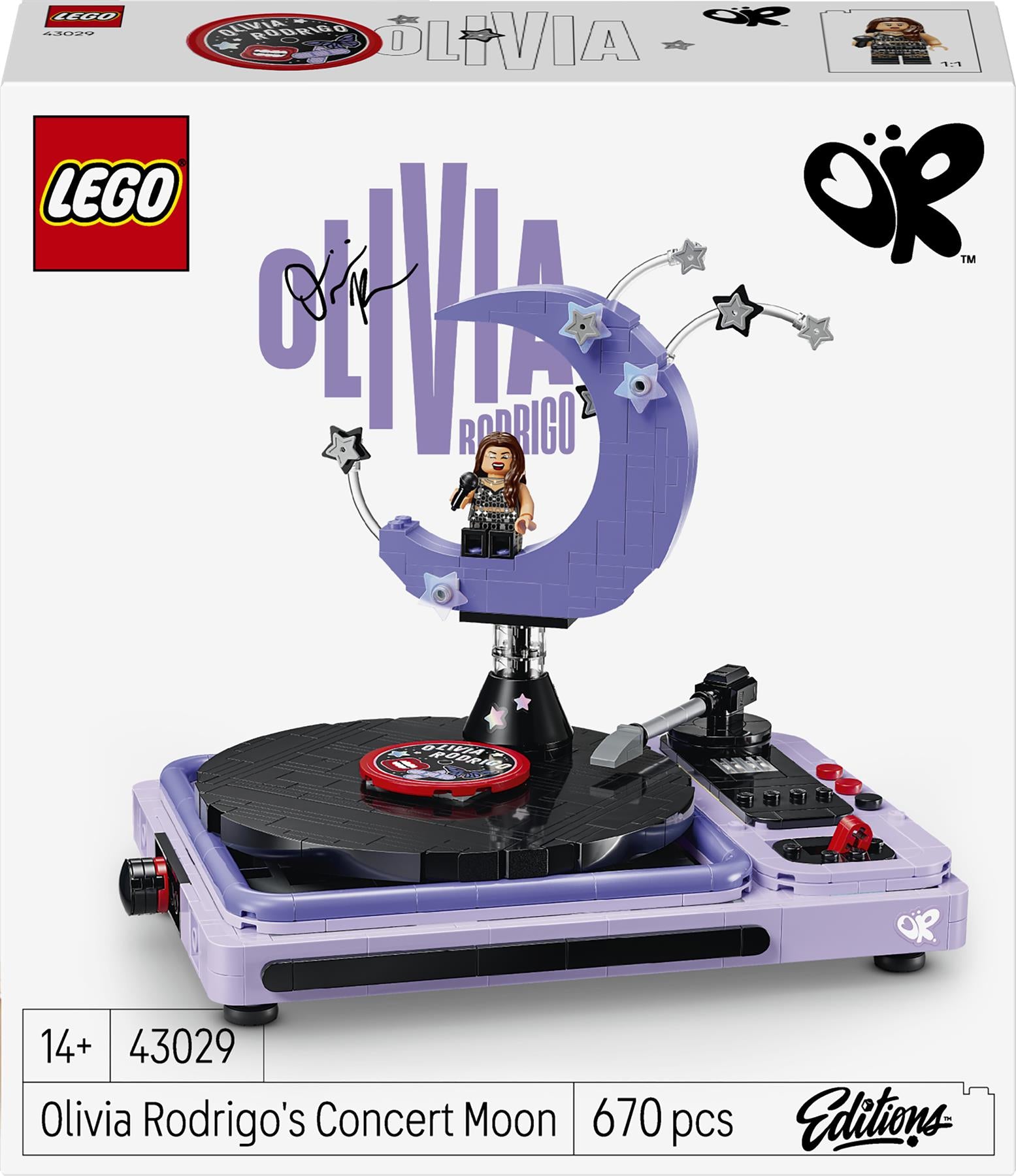 LEGO Editions Olivia Rodrigo's Concert Moon 43029