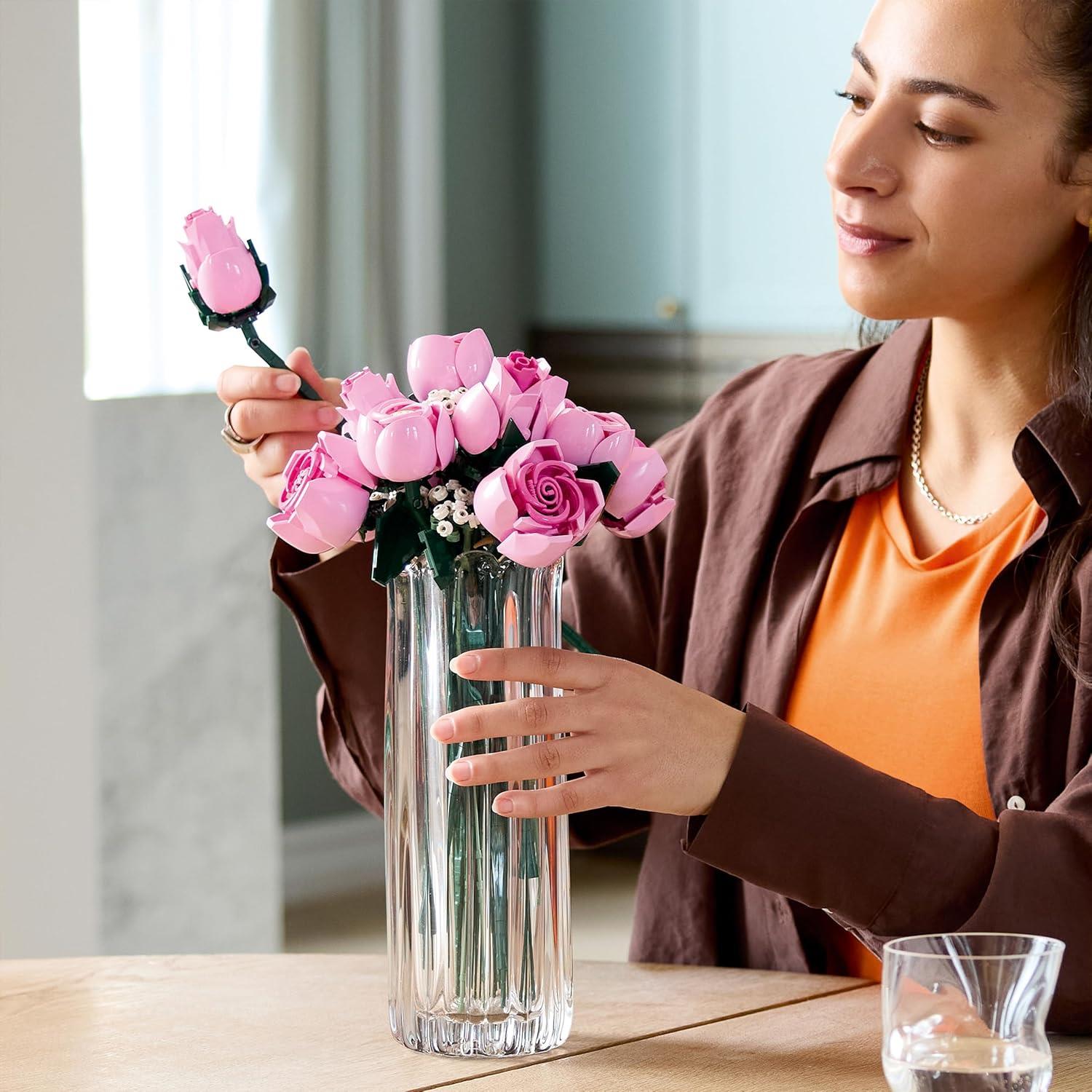 LEGO Botanicals Bouquet of Pink Roses 10374