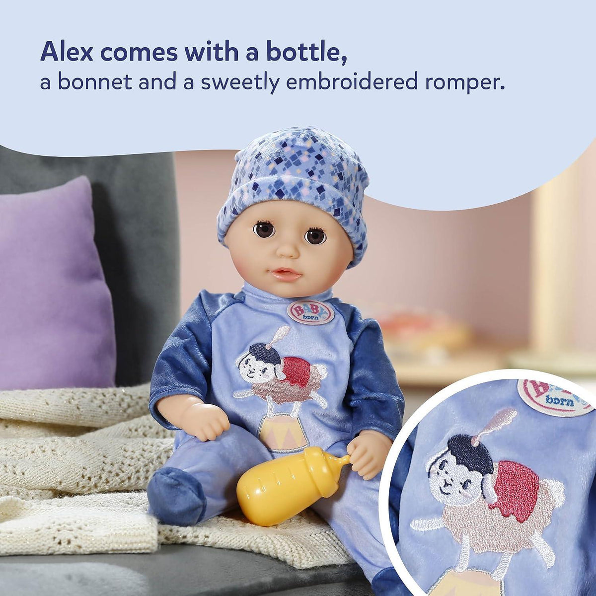 BABY born 36cm Doll - Alex