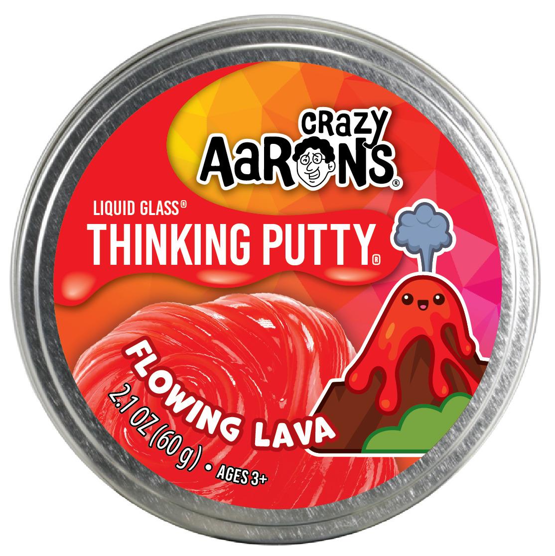 Crazy Aaron's Thinking Putty 3.5-Inch - Flowing Lava