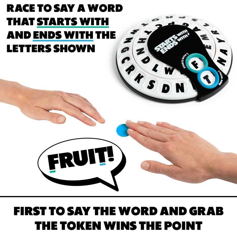 Starts With Ends With Word Game