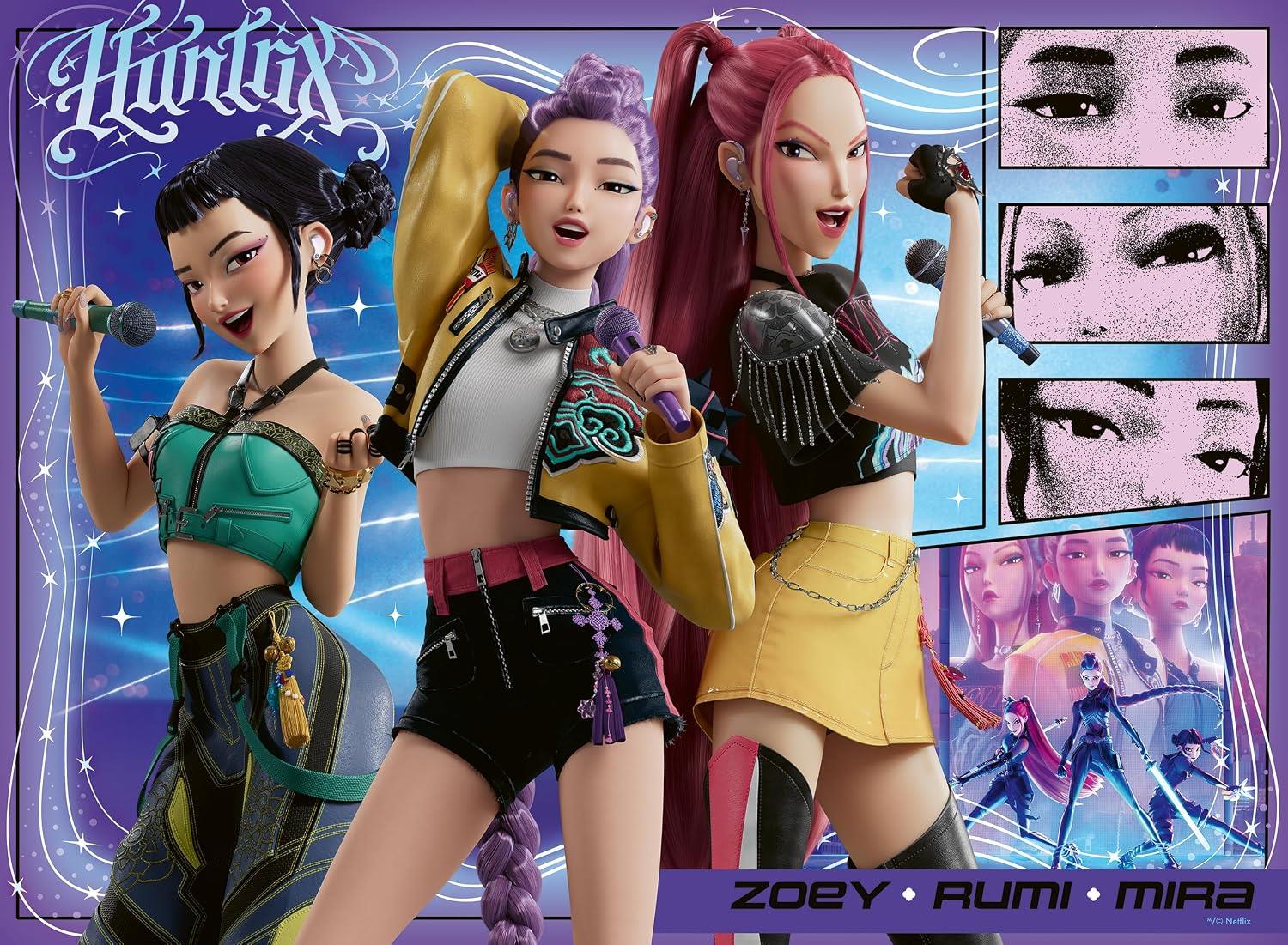 Ravensburger K-Pop Demon Hunters 100 Piece Puzzle