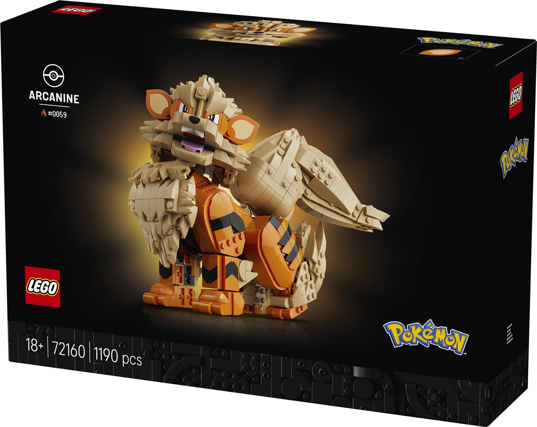 LEGO Pokemon Arcanine 72160