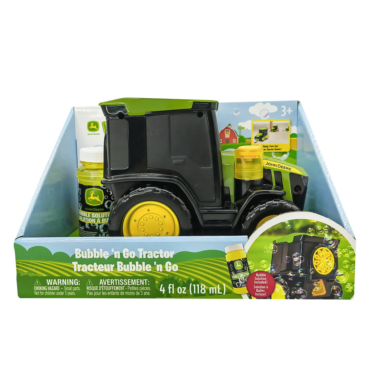 John Deere Bubble 'n Go Tractor