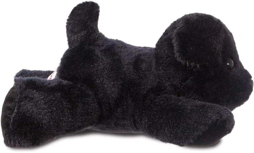 Aurora Mini Flopsies Blackie Black Labrador Dog 8 Inch Plush