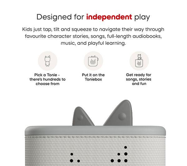 Toniebox 2 Starter Set With Creative Tonie Rubie - Moon Grey