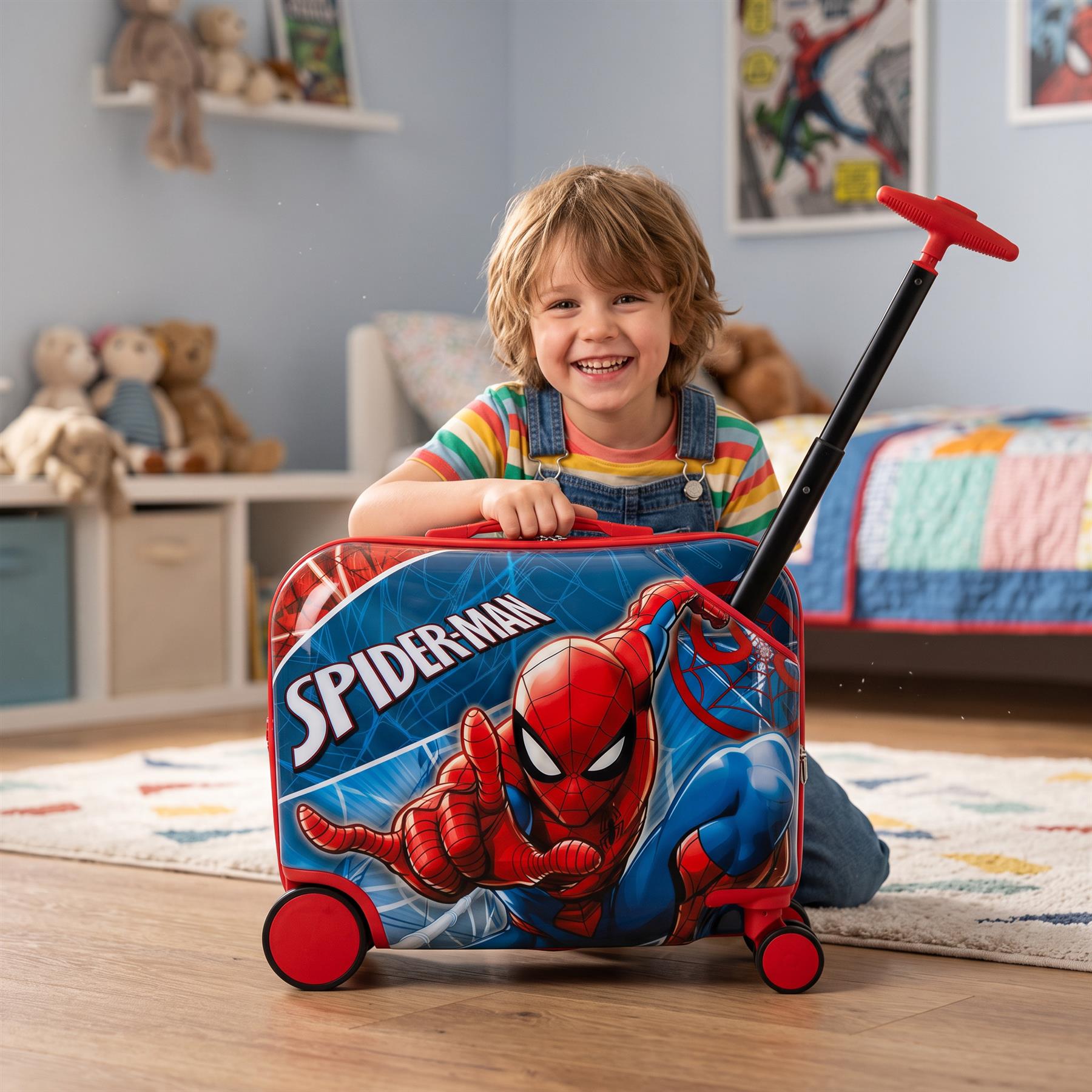 Marvel Spider-Man Ride On Luggage Suitcase