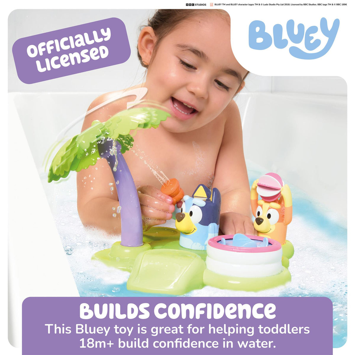 Tomy Bluey Bath Island Bath Toy