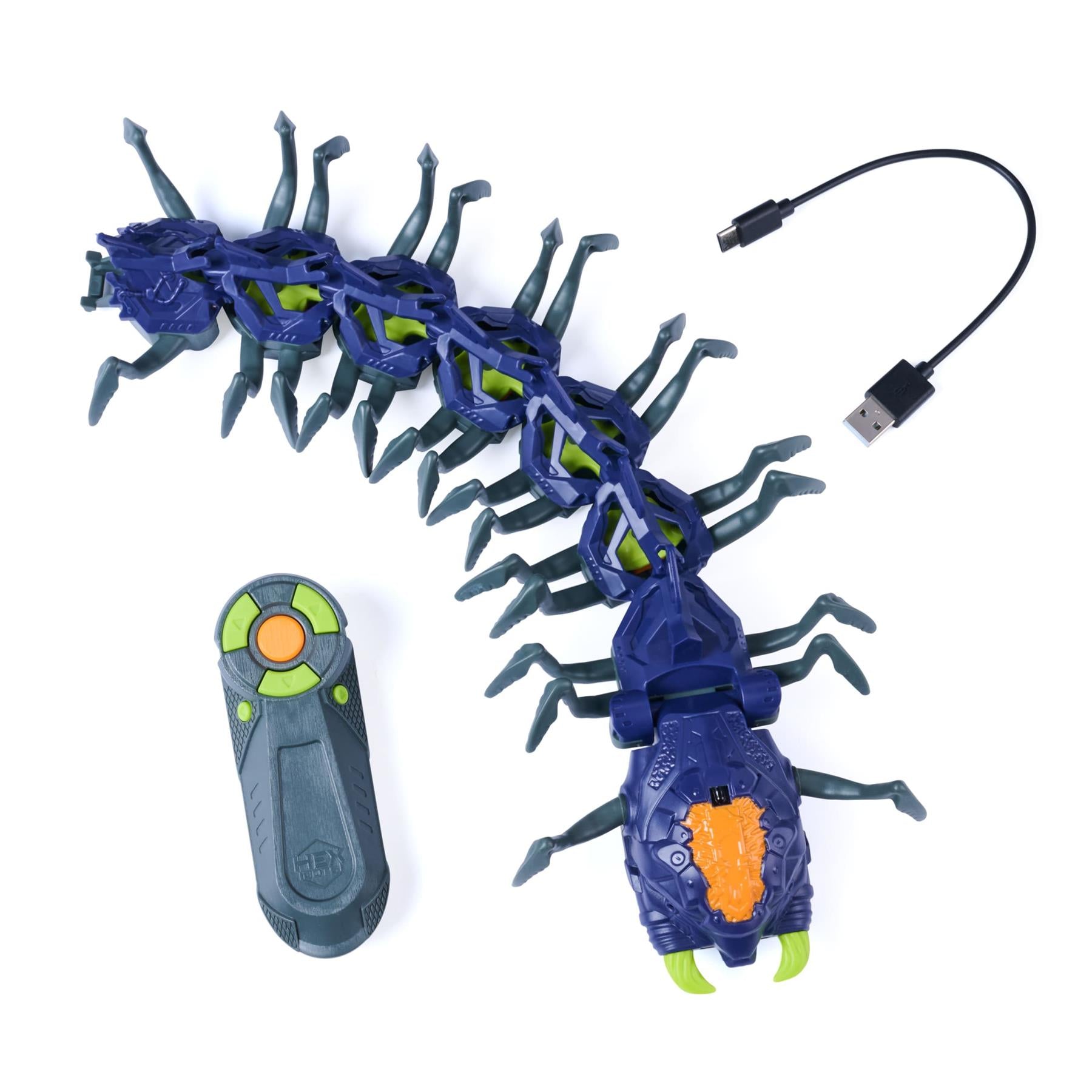 HEX BOTS Explodapede Remote Control Robot Centipede