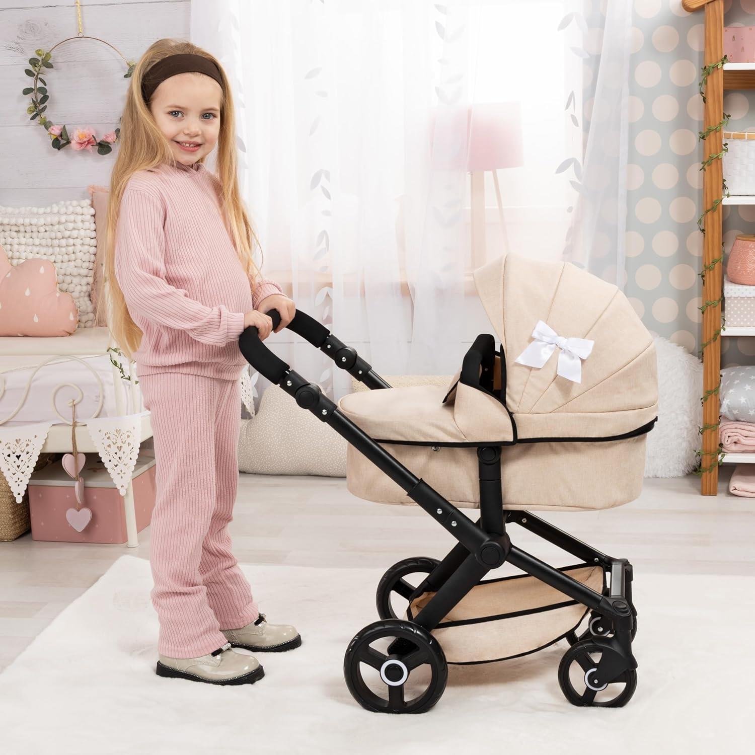 Bayer Dolls Pram Xeo - Beige