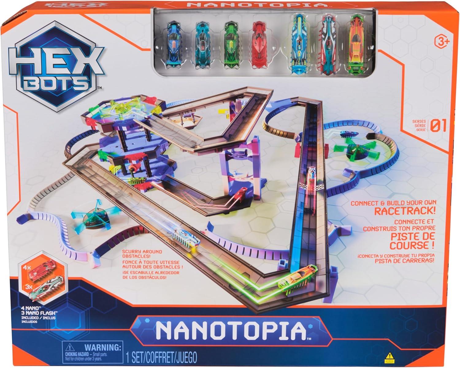 Hexbots Nanotopia 130-Piece Set with 7 Nano Bots