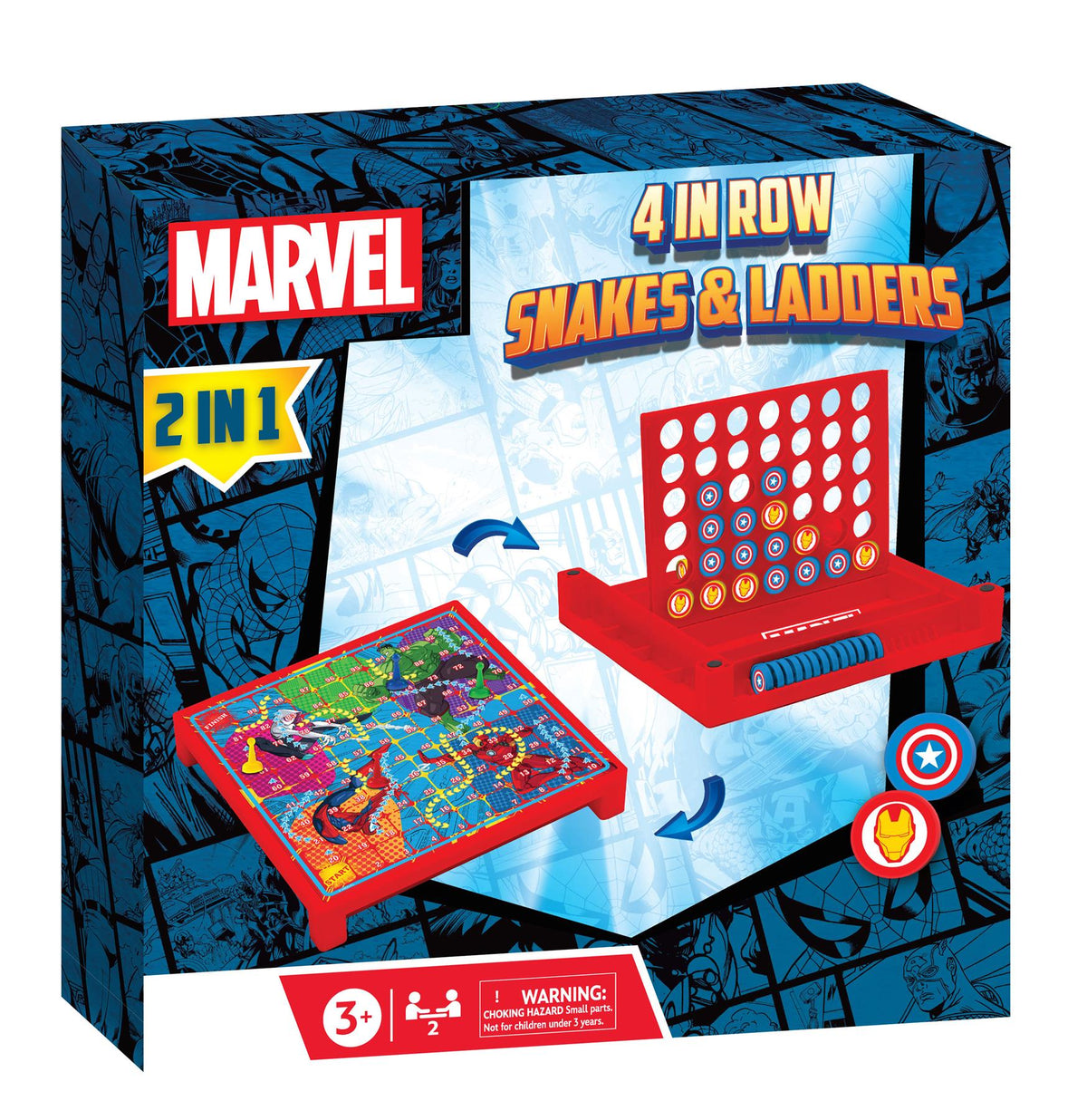 Marvel Avengers 2-in-1 Table Board Games