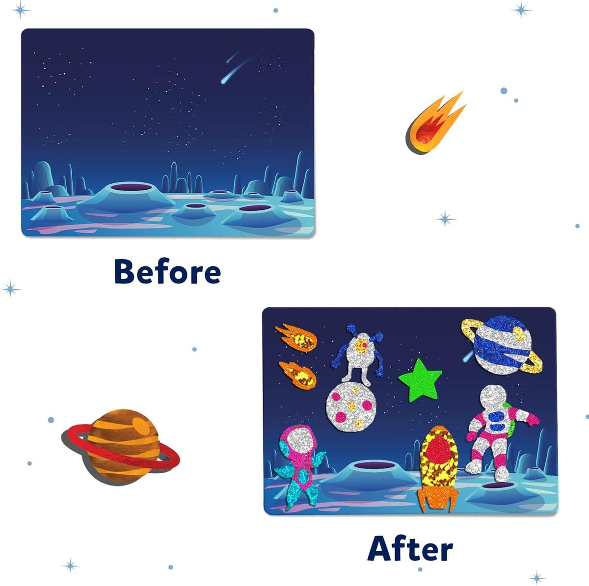 Skillmatics Foil Fun Up Space