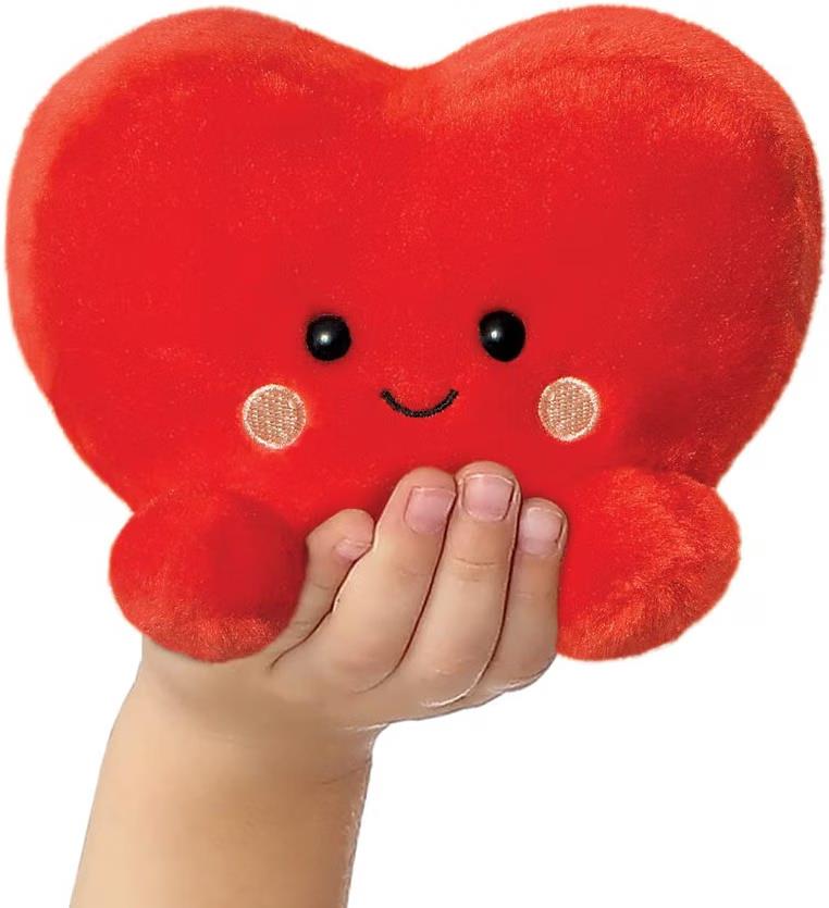 Aurora Palm Pals Amore Heart 5 Inch Plush