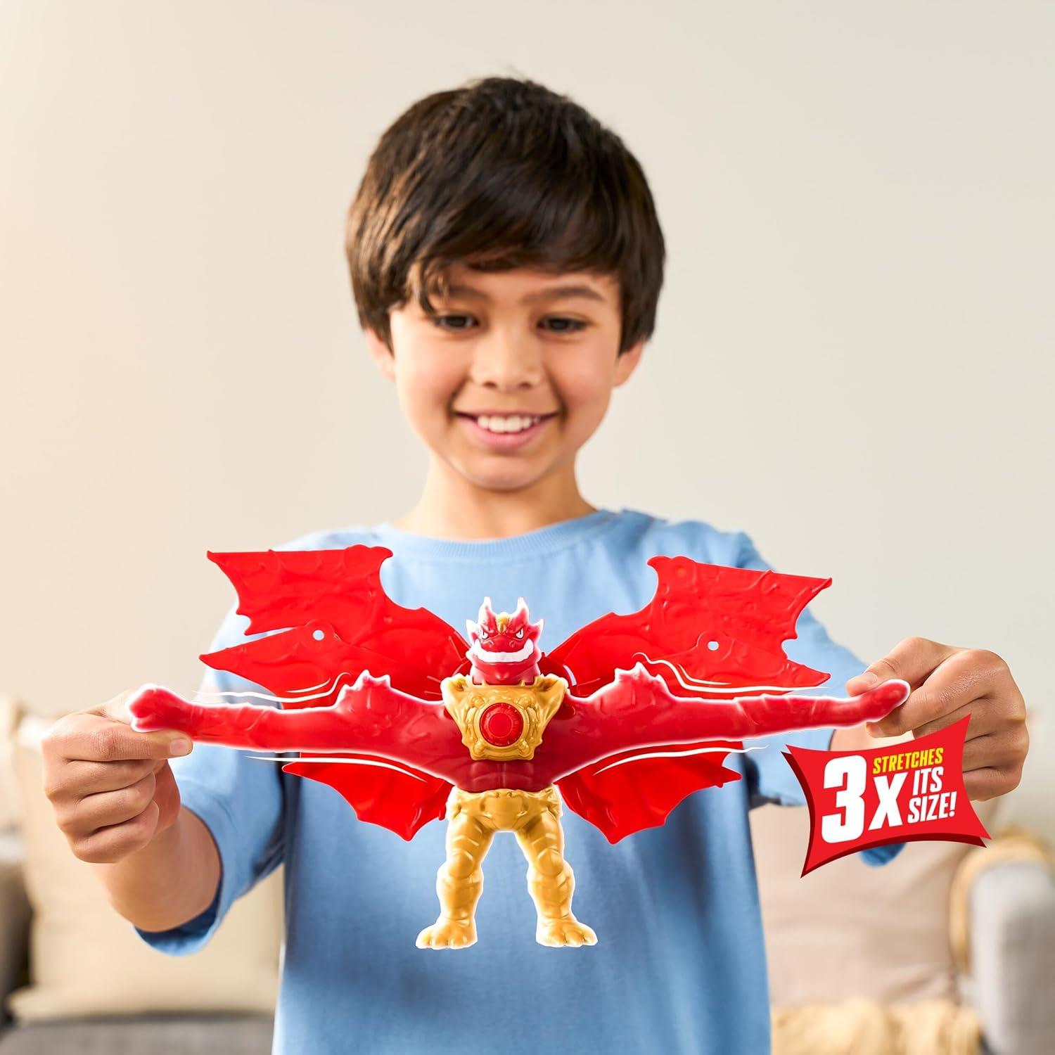 Goo Jit Zu Battlewing 8.5-Inch Stretchy Action Figure - Blazagon