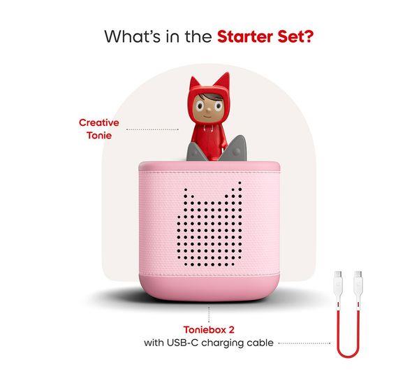 Toniebox 2 Starter Set With Creative Tonie Rubie - Cloud Pink