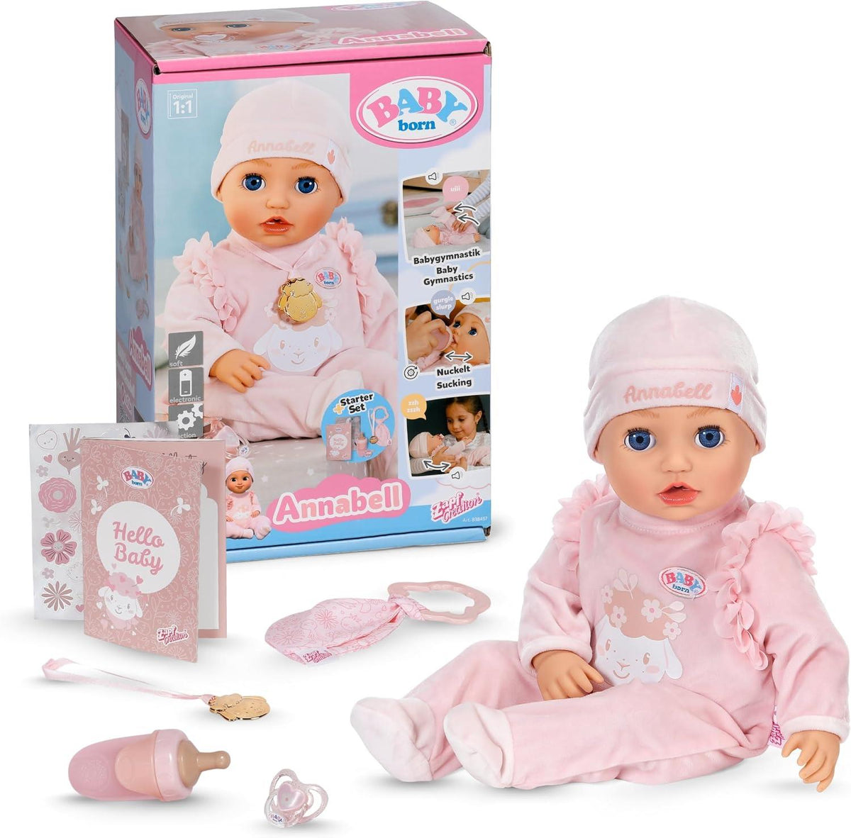 BABY born 43cm Interactive Doll - Annabell