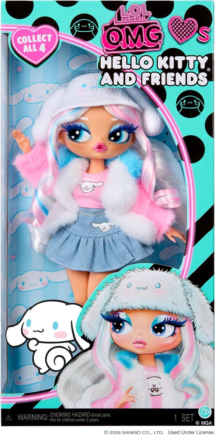 L.O.L. Surprise O.M.G. Loves Hello Kitty & Friends Doll - Cinnamoroll