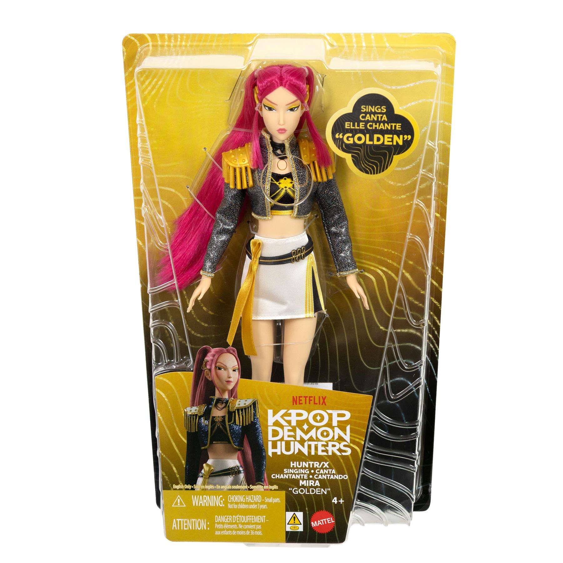 Netflix K-POP Demon Hunters HUNTR/X  "Golden" Singing Doll -  Mira