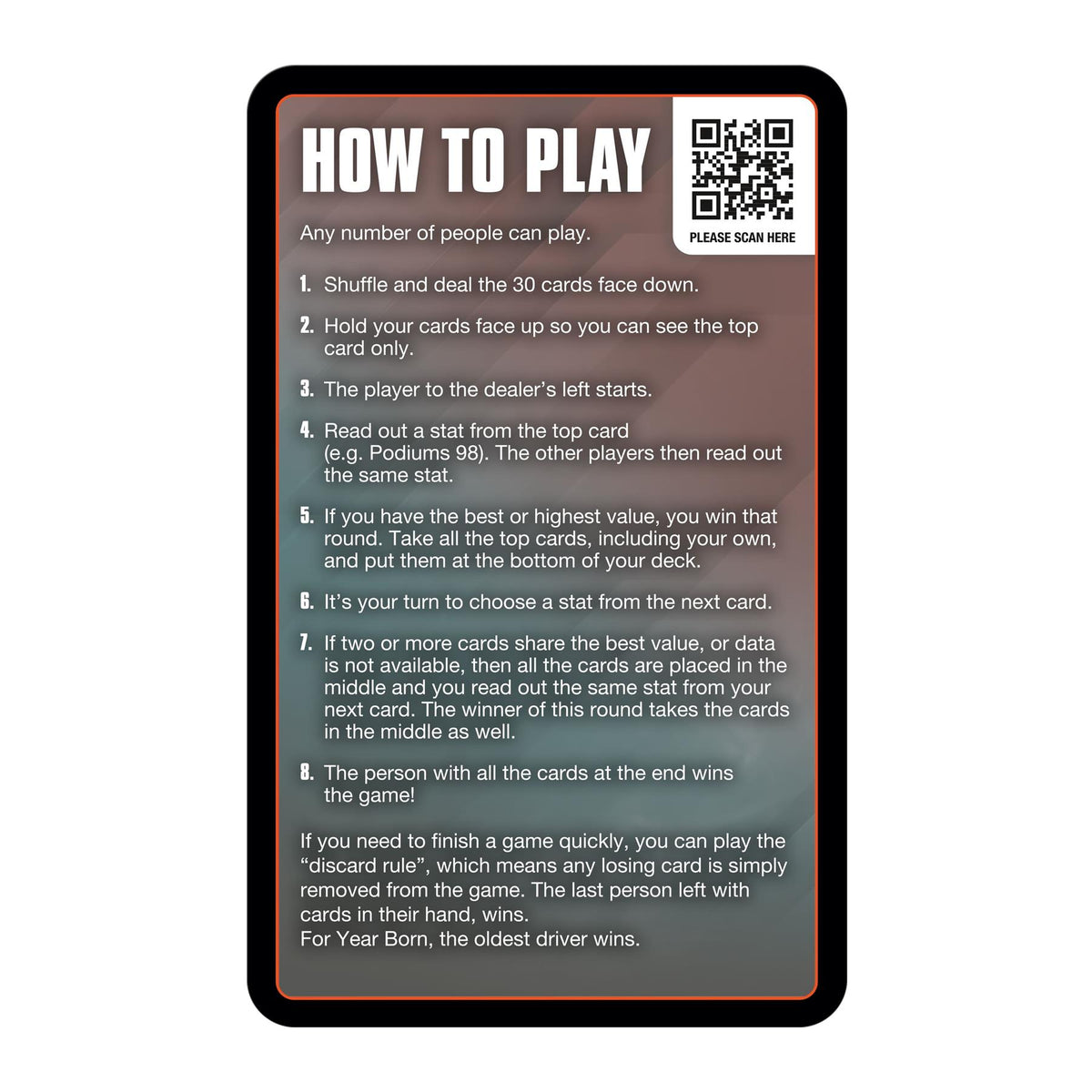 Top Trumps Grand Prix Card Game