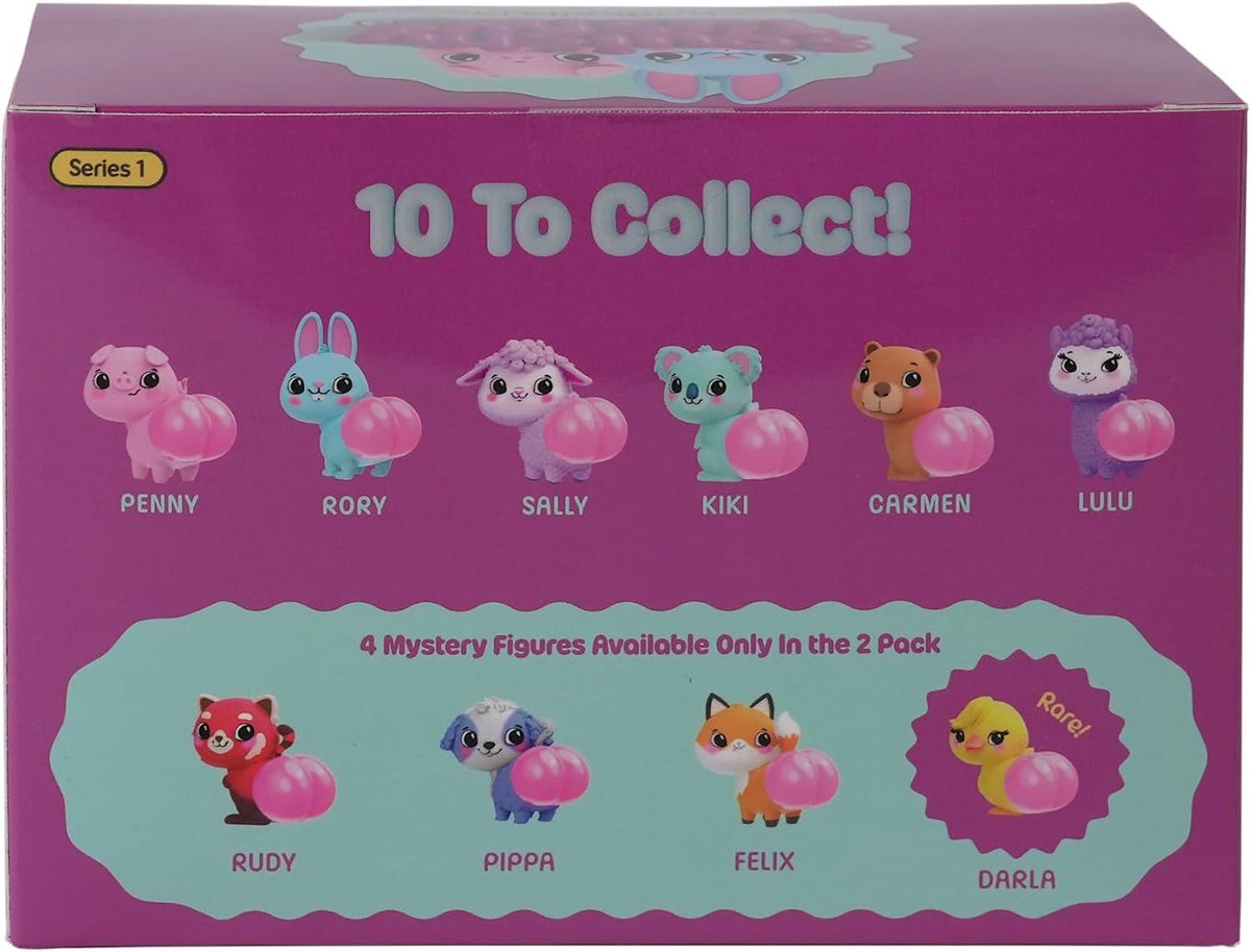 Squishy Tushy Double Bubble Butts 3 Inch Figures