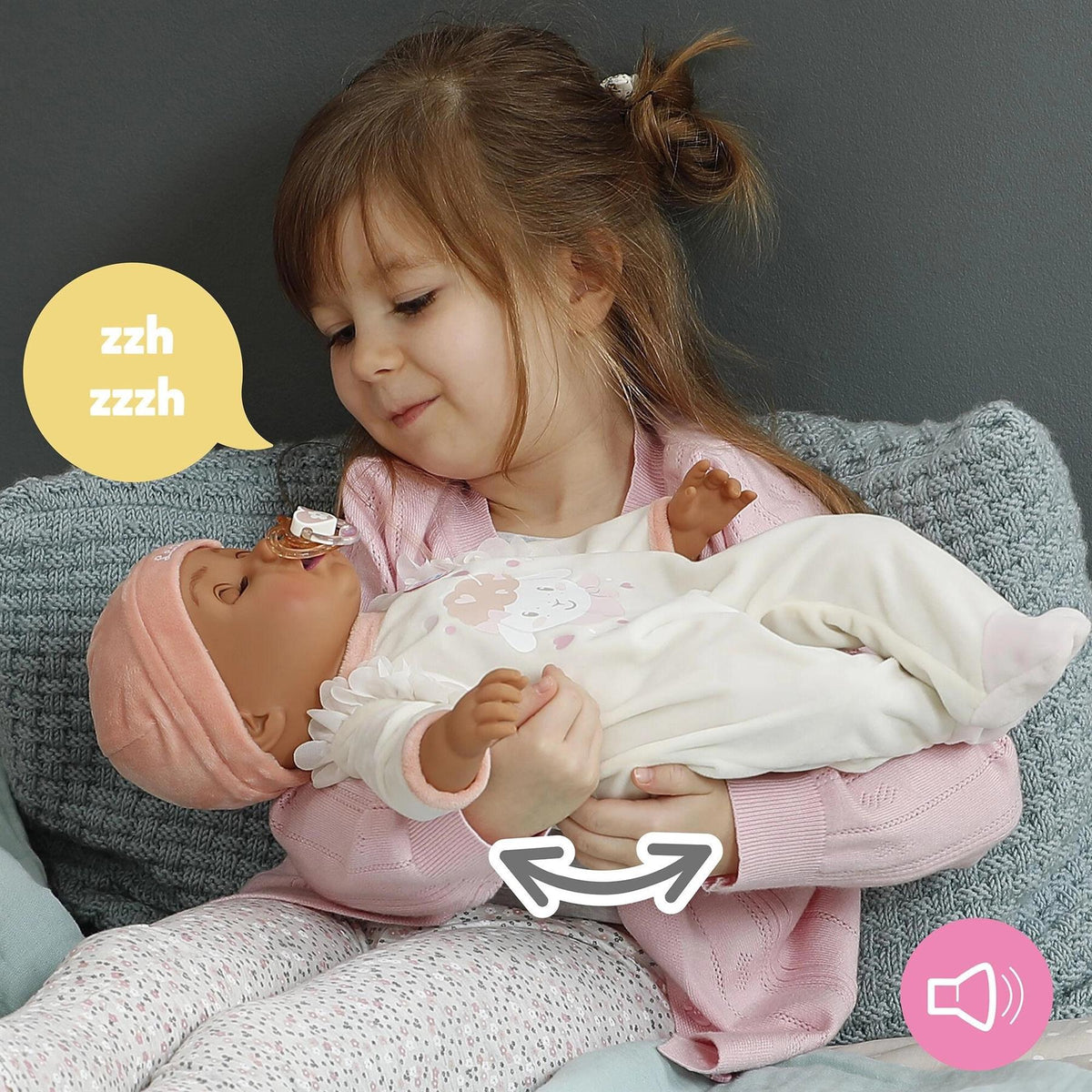 BABY born 43cm Interactive Doll - Leah
