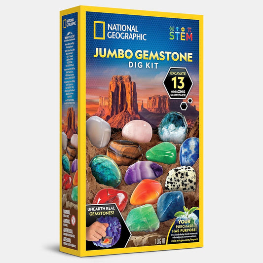 National Geographic Jumbo Gemstone Dig Kit