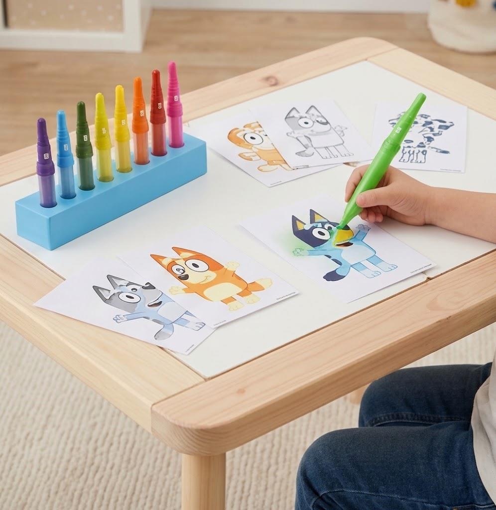Bluey Blow Spray Pen Set