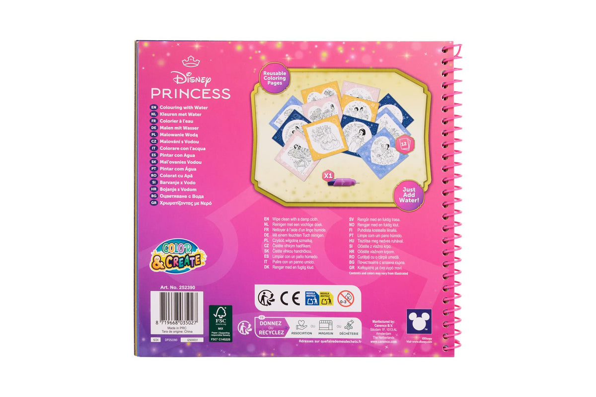 Disney Princess Water Colour Book