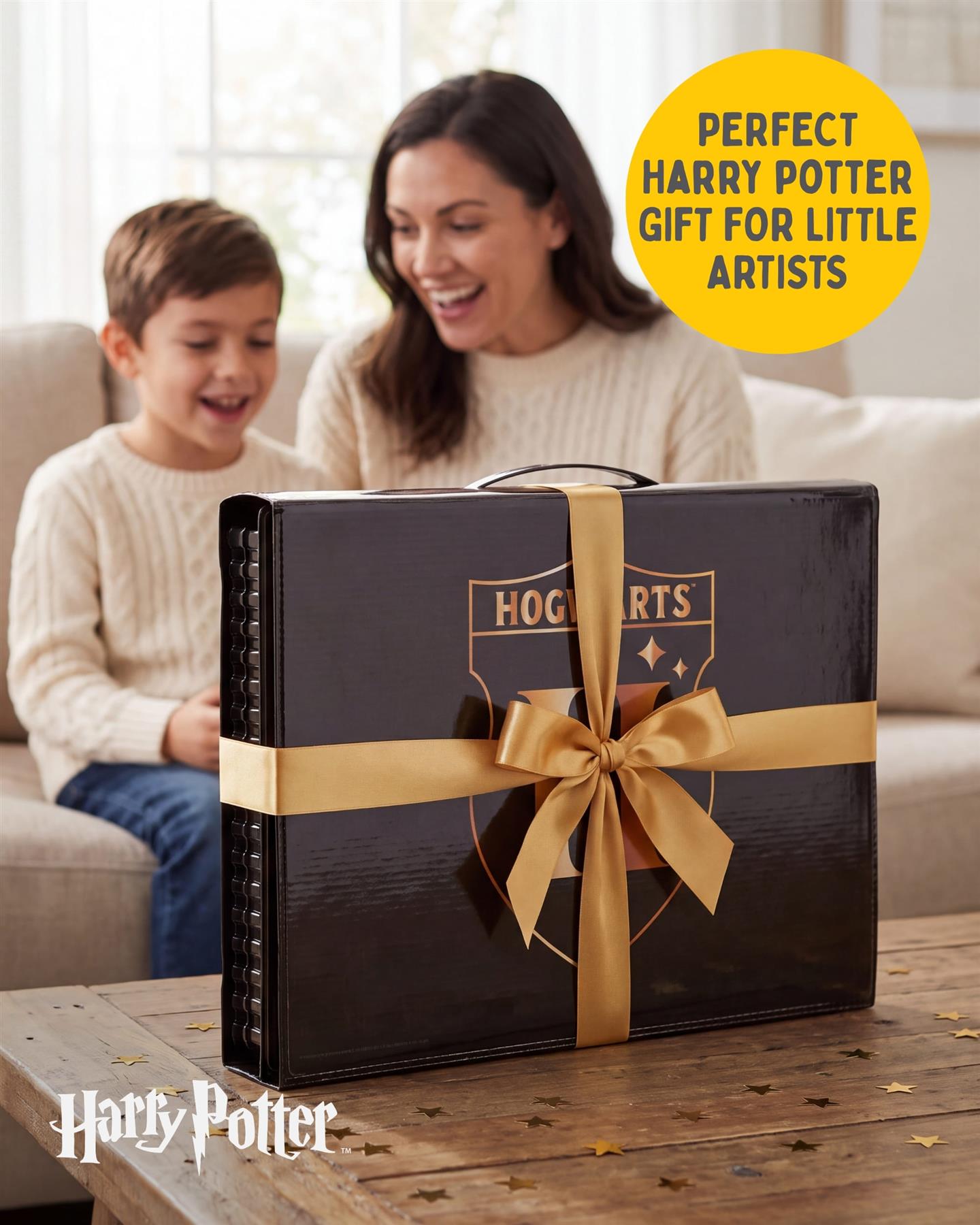 Harry Potter 169 piece Childrens Easel Set with Whiteboard, Chalkboard & Accessories