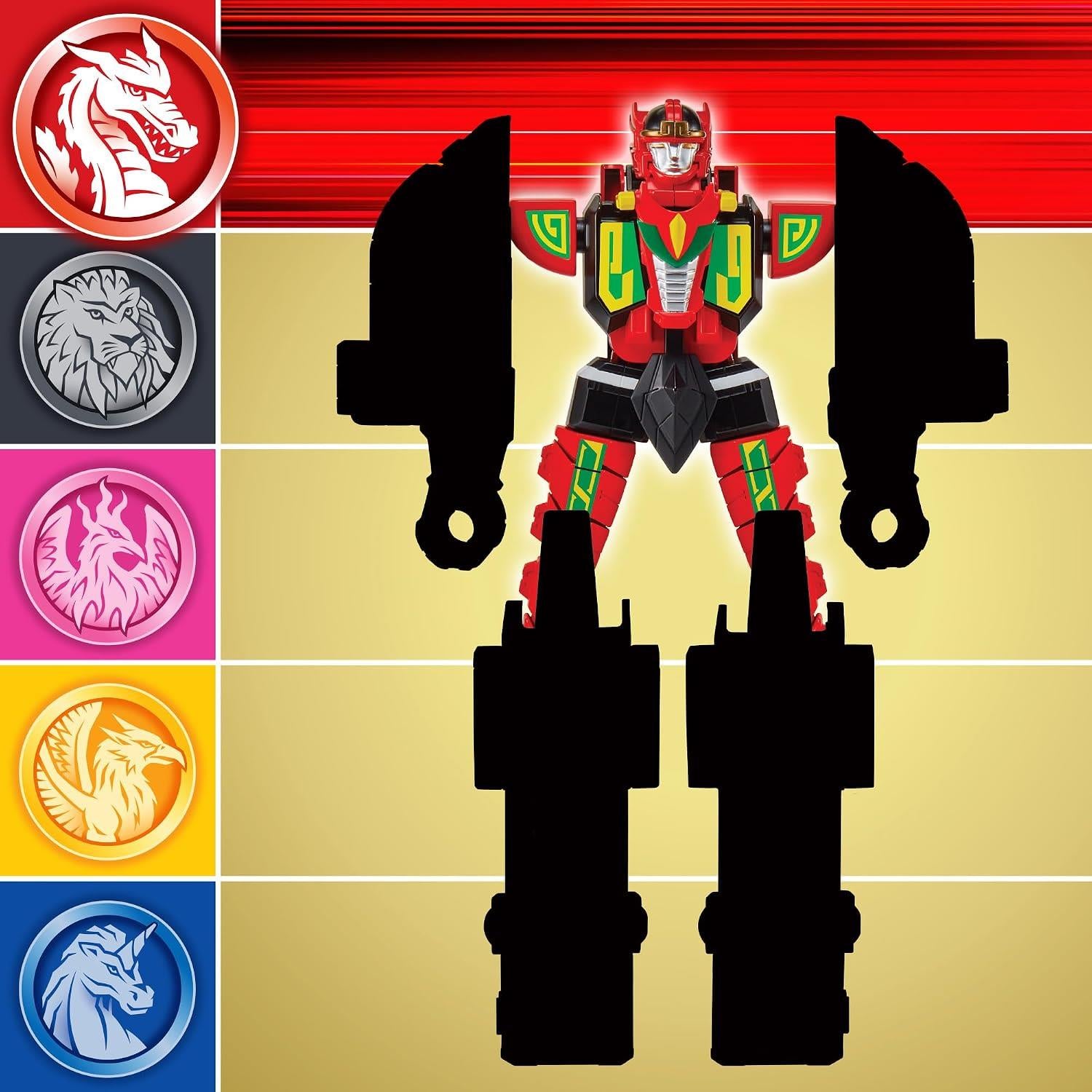 Power Rangers Mighty Morphin Zord Action Figure - Red Dragon