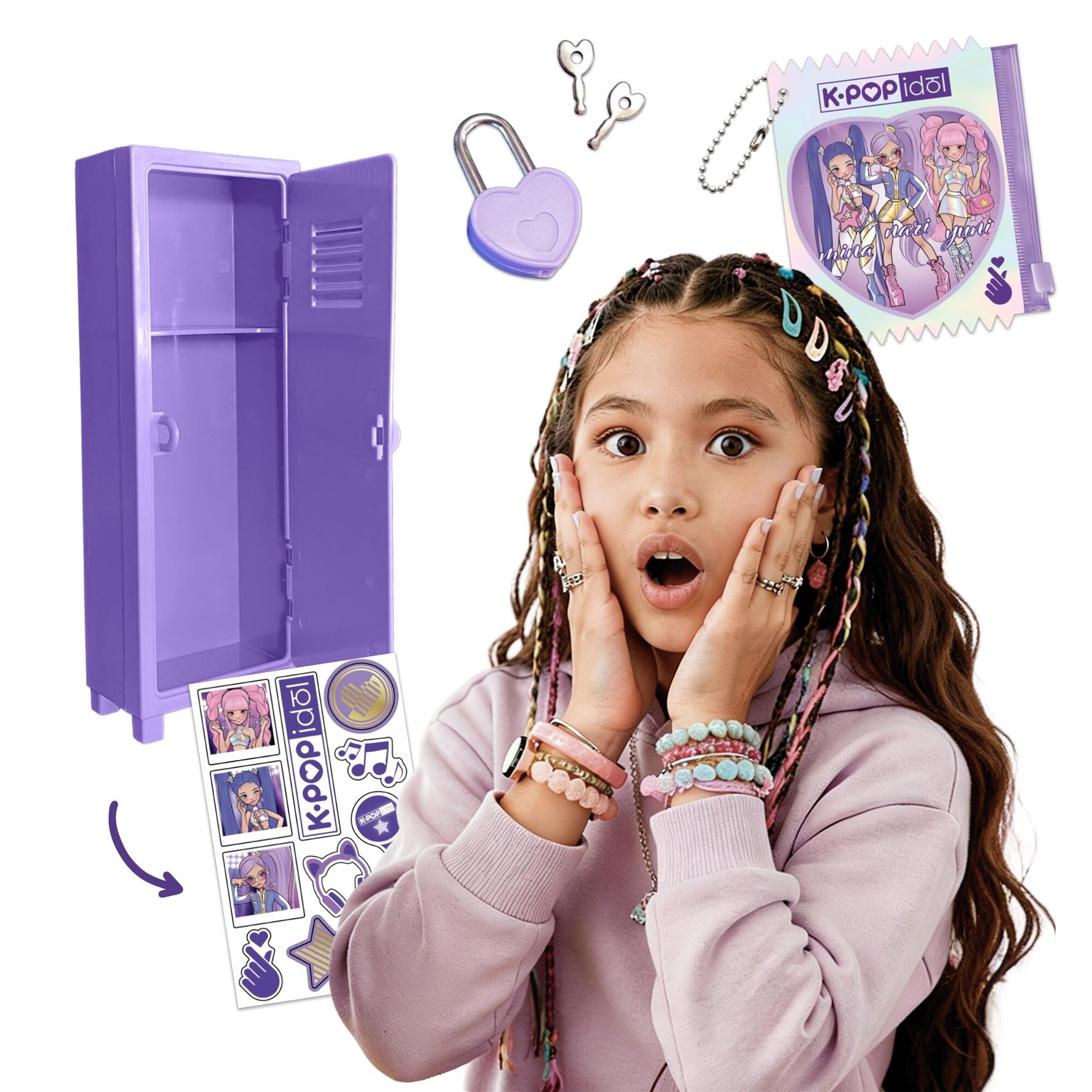 K-POP Locker Playset