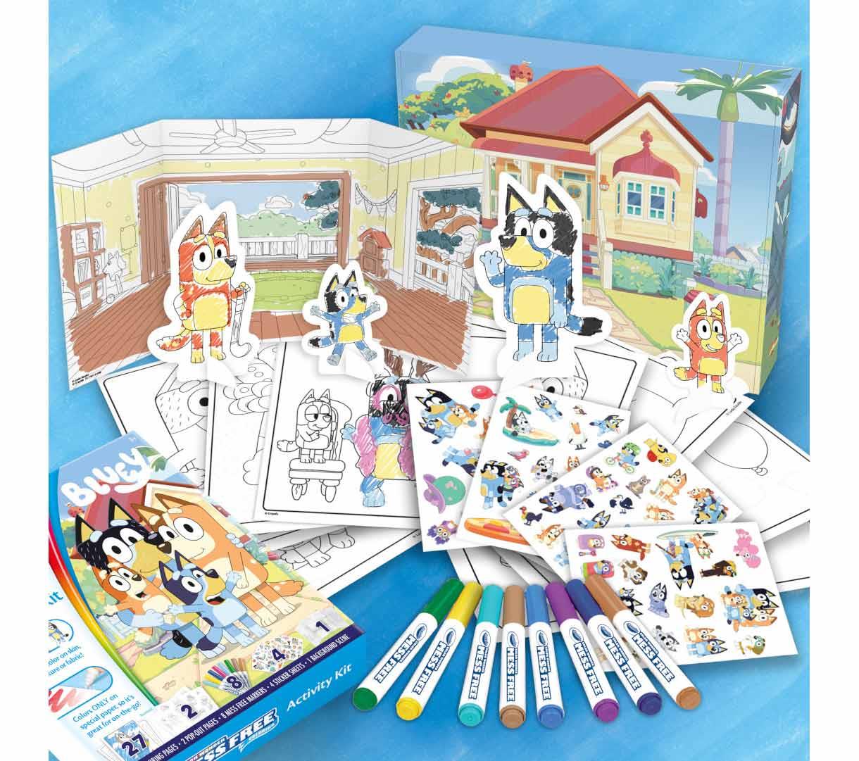 Crayola Colour Wonder Mess Free Activity Kit - Bluey