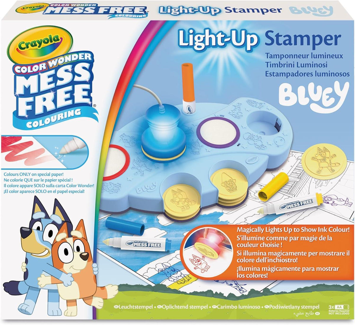 Crayola Bluey Light-Up Stamper