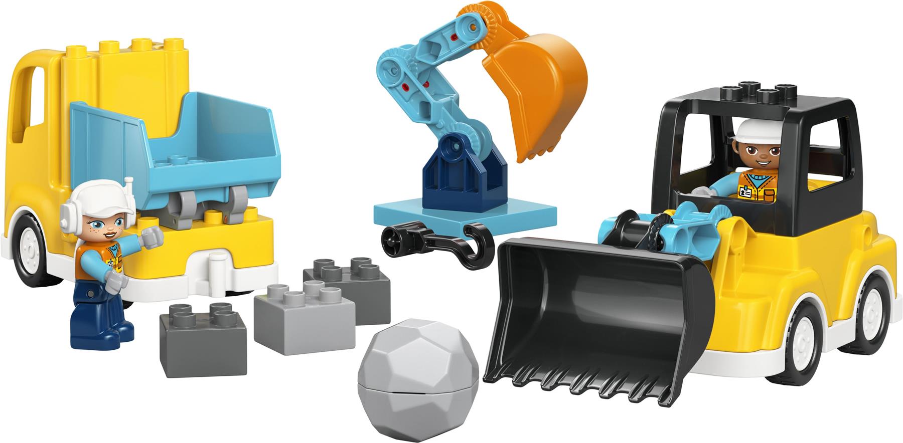 LEGO Duplo 3 in 1 Construction Vehicles 10475