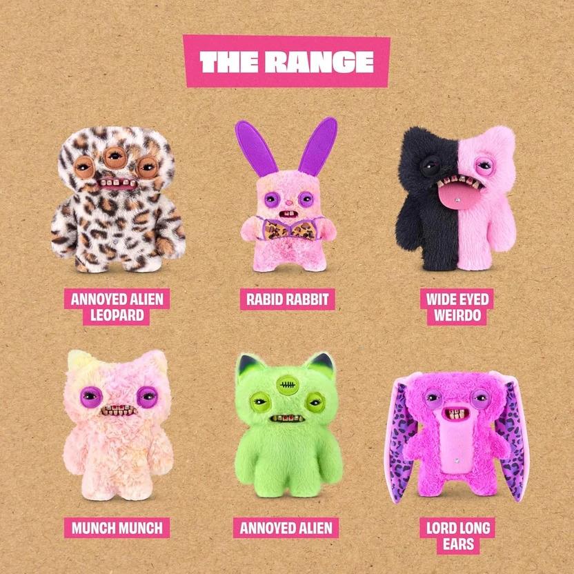Fuggler Baddies Series 1 9-Inch Plush - Wide Eyed Weirdo