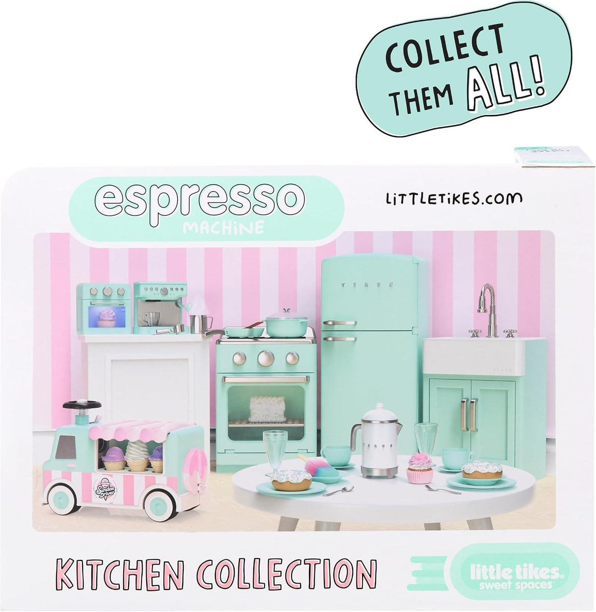 Little Tikes Sweet Spaces Espresso Machine - Sea Foam