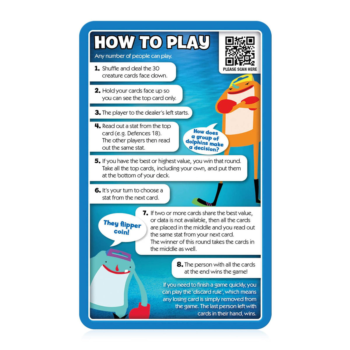 Top Trumps Creatures of the Deep Card Game