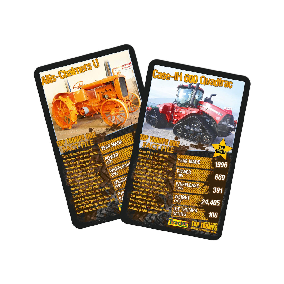Top Trumps Tractors Card Game