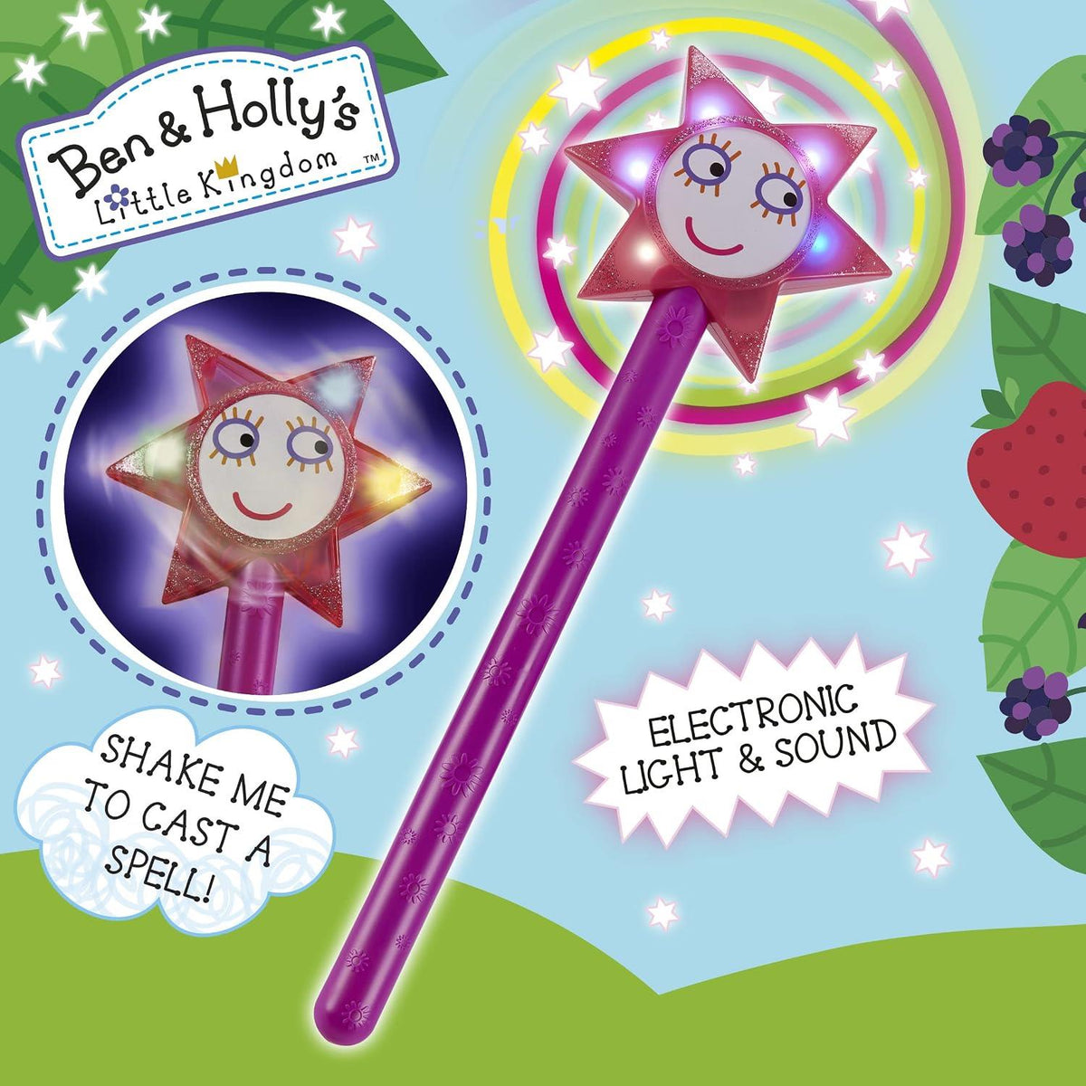 Ben & Holly Princess Holly's Sparkle & Spell Electronic Wand