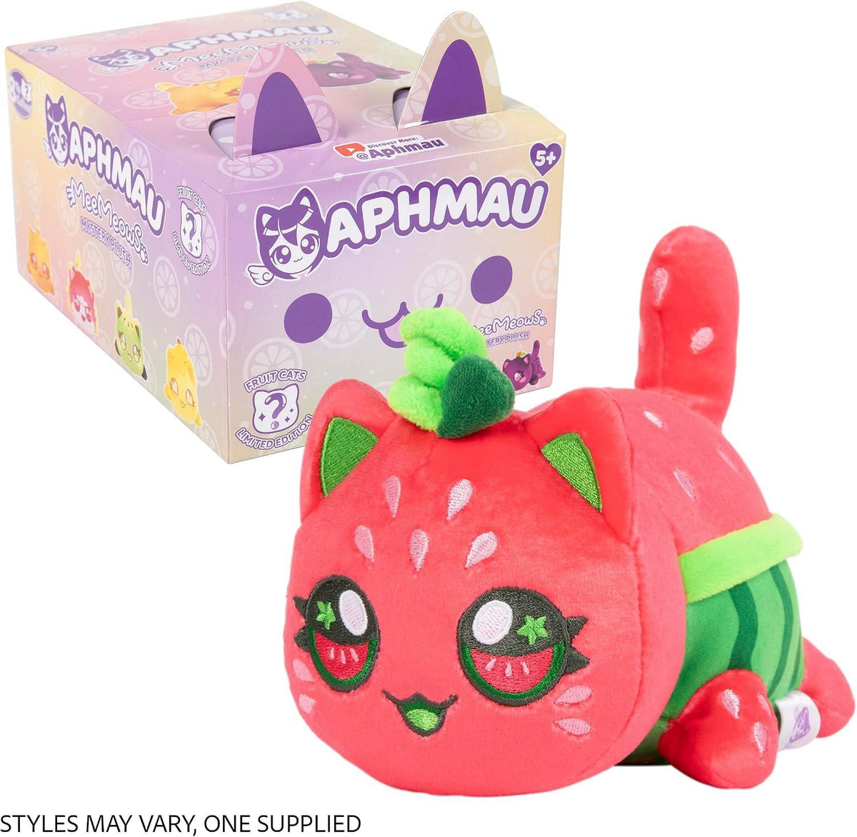 Aphmau MeeMeows Mystery Fruit Cat Plush