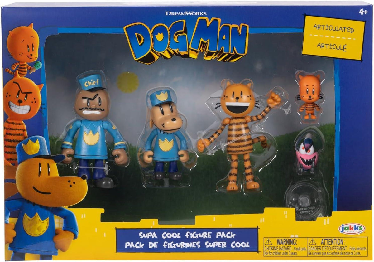 Dog Man Action Figure Multipack
