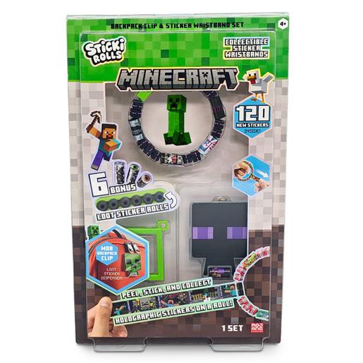 Sticki Rolls Minecraft Backpack Clip & Wristband
