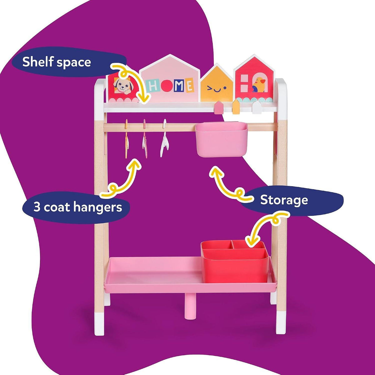 BABY born Clothes Rail with Mirror