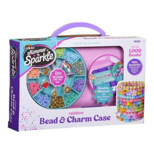 Shimmer 'n Sparkle Rainbow Bead & Charm Case