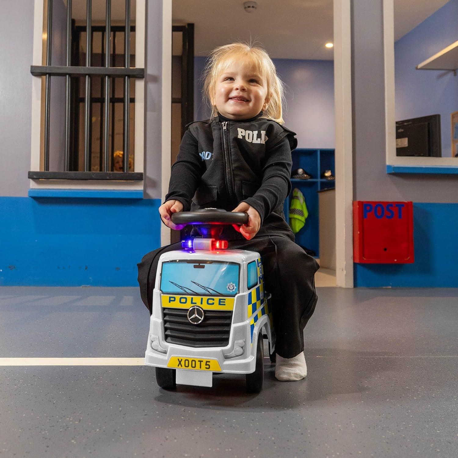 Xootz Mercedes Benz Police Foot to Floor Ride On