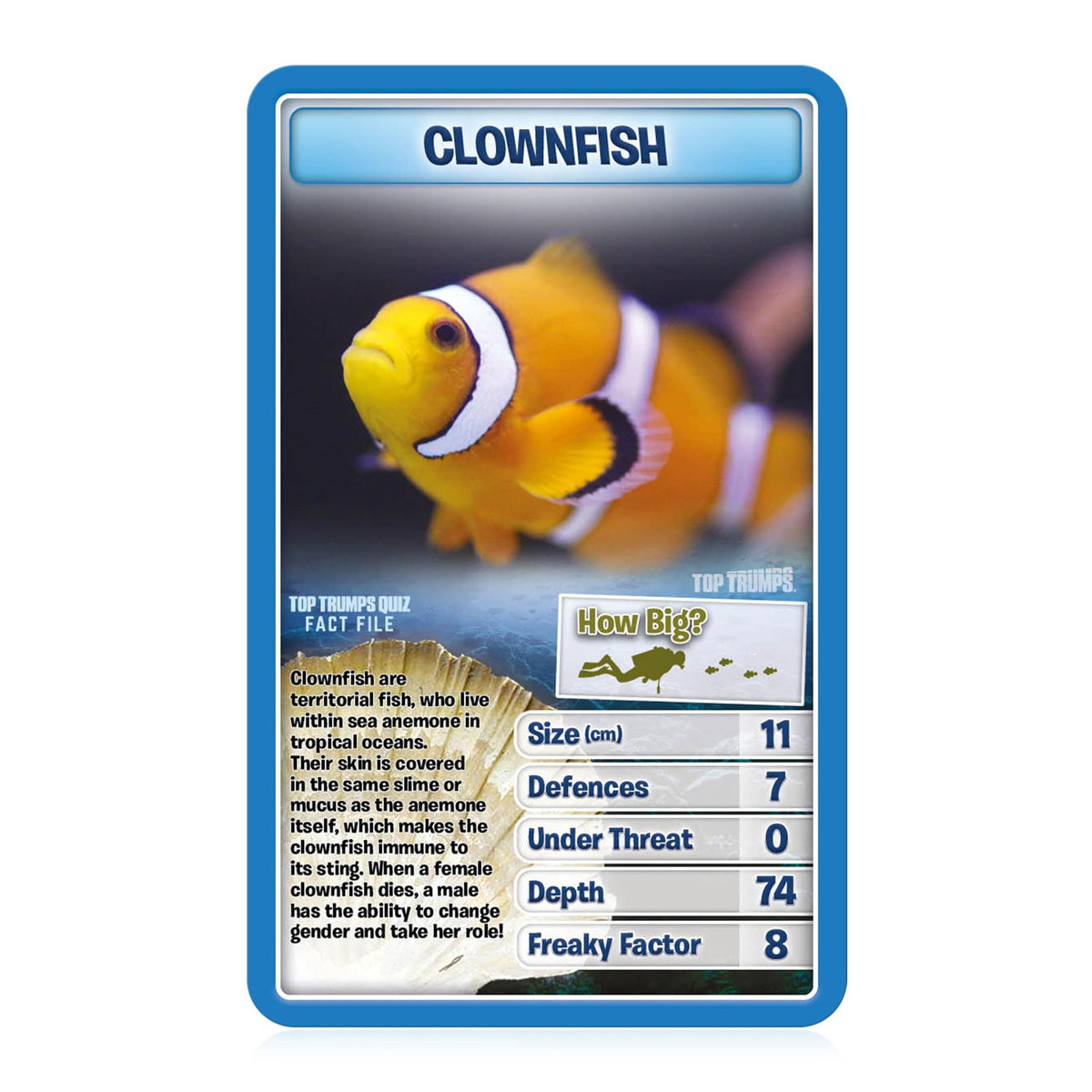 Top Trumps Creatures of the Deep Card Game