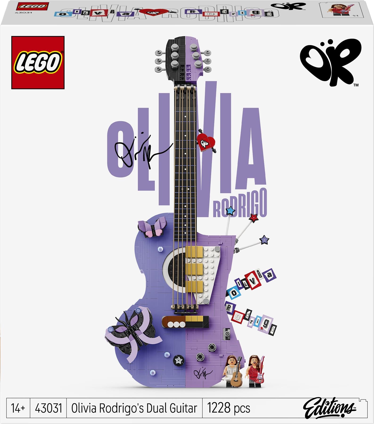 LEGO Editions Olivia Rodrigo's Dual Guitar 43031